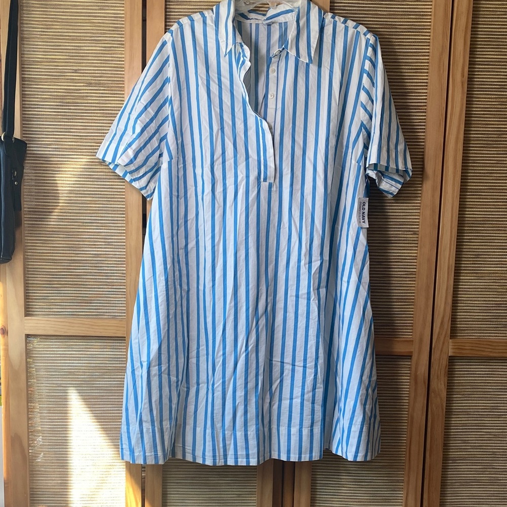 Striped shirt dress - Old Navy NWT